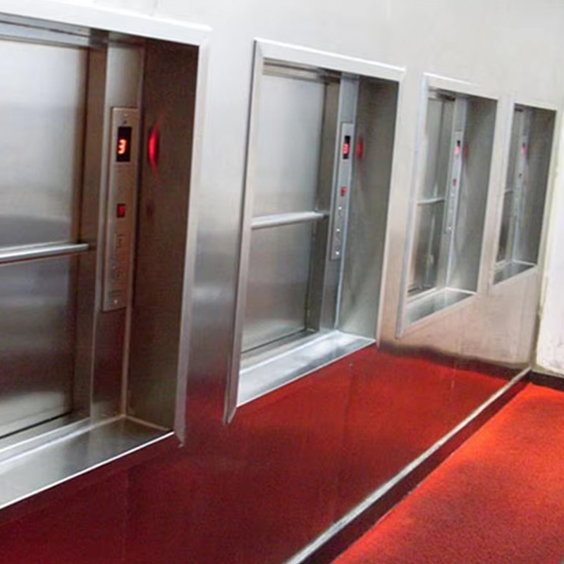 VTEF108 Elektryczny, bezprzekładniowy podnośnik wahadłowy AC z podłogą z PCV do obsługi kuchni restauracyjnych i hotelowych