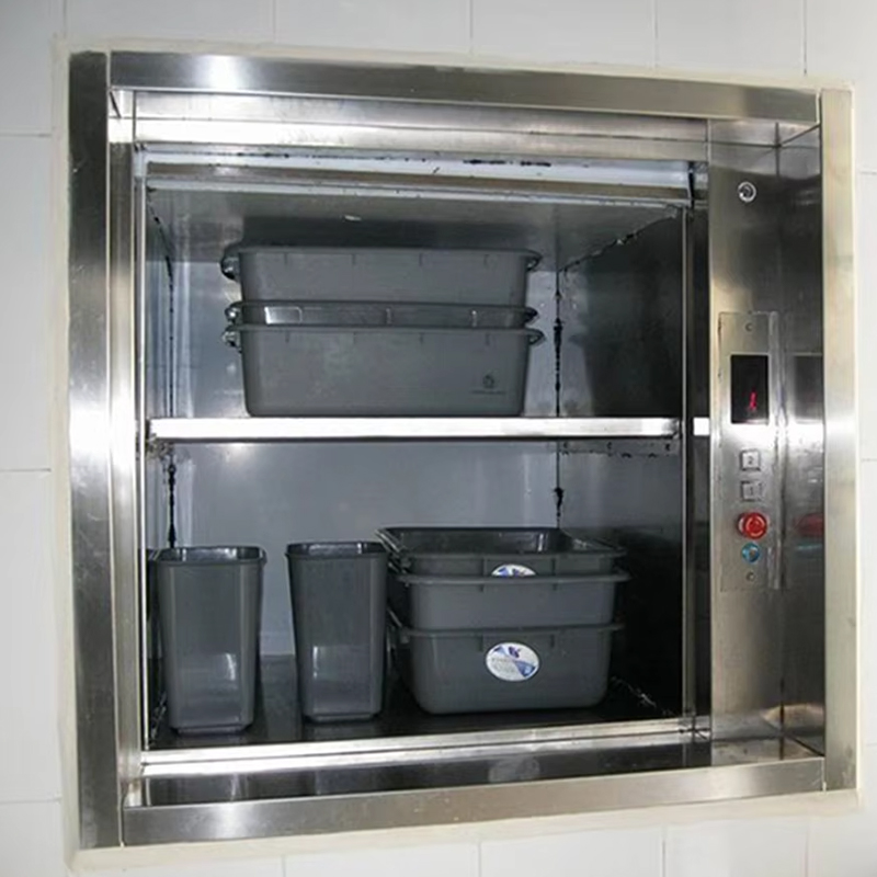 VTEF108 Elektryczny, bezprzekładniowy podnośnik wahadłowy AC z podłogą z PCV do obsługi kuchni restauracyjnych i hotelowych