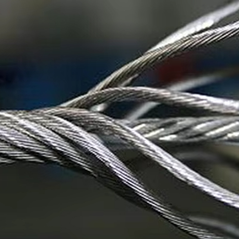 VTSP263 Fabryka w Chinach 11 mm Wysoka wytrzymałość na rozciąganie Odporna na ciepło lina stalowa ze stali ocynkowanej ocynkowanej