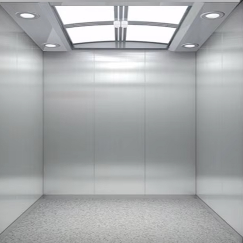 Kabina windy pasażerskiej VTSP134 z energooszczędnym sufitem LED Konstrukcja ze stali nierdzewnej Certyfikat ISO9001 1 rok gwarancji